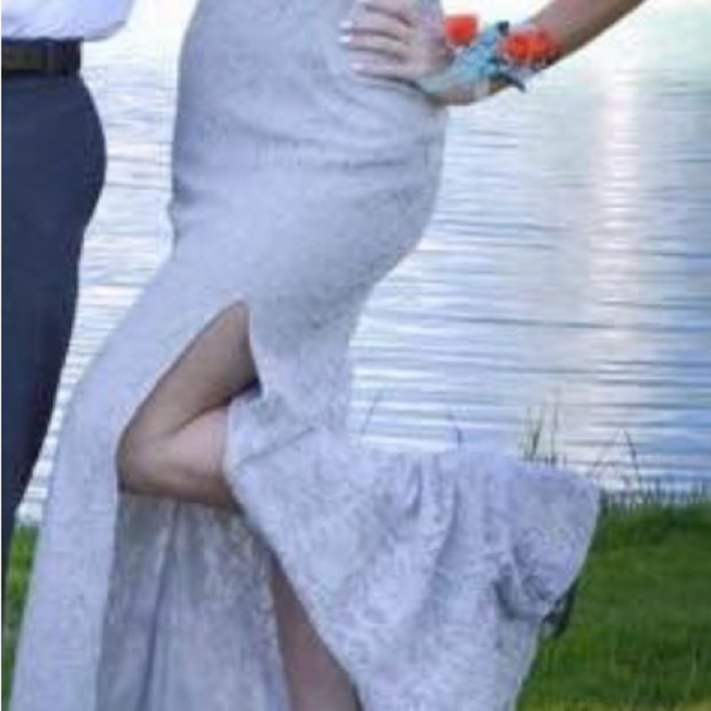 Gray Homecoming/prom dress